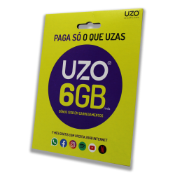 CARTÃO UZO 6GB + 20GB APLICAÇÕES GRATUITAS POR 30 DIAS CARTÃO UZO 6GB + 20GB APLICAÇÕES GRATUITAS POR 30 DIAS